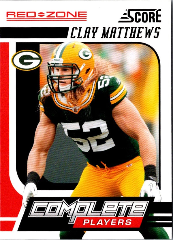 2011 Score Complete Players Gold Zone Clay Matthews #2