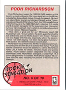 1990 Fleer Rookie Sensations Pooh Richardson
