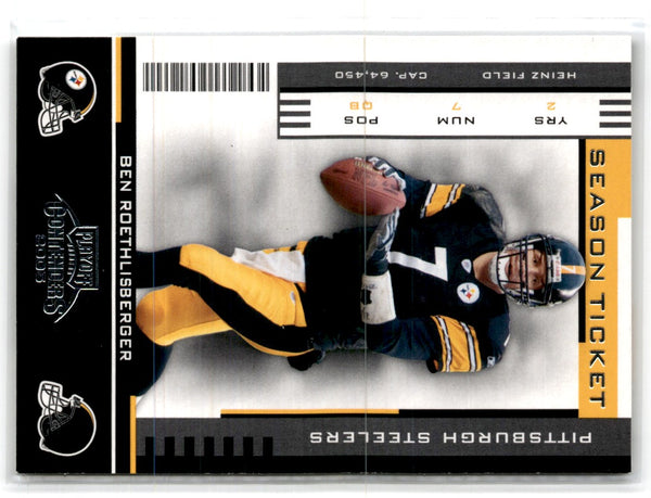 2005 Playoff Contenders Ben Roethlisberger #76