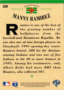 1996 Collector's Choice Gold Signature Manny Ramirez