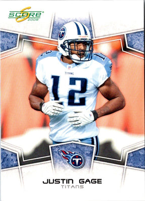 2008 Score Justin Gage #316