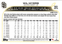2022 Topps Wil Myers #503