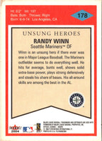 2004 Fleer Platinum Randy Winn #178