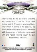 2018 Topps MLB Awards Nolan Arenado