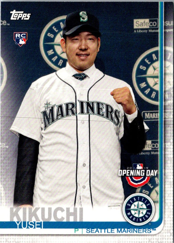 2019 Topps Opening Day Yusei Kikuchi #55 Rookie