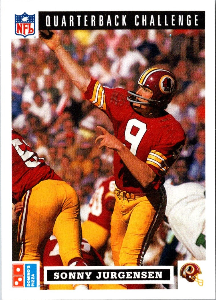 1991 Domino's The Quarterbacks Sonny Jurgensen