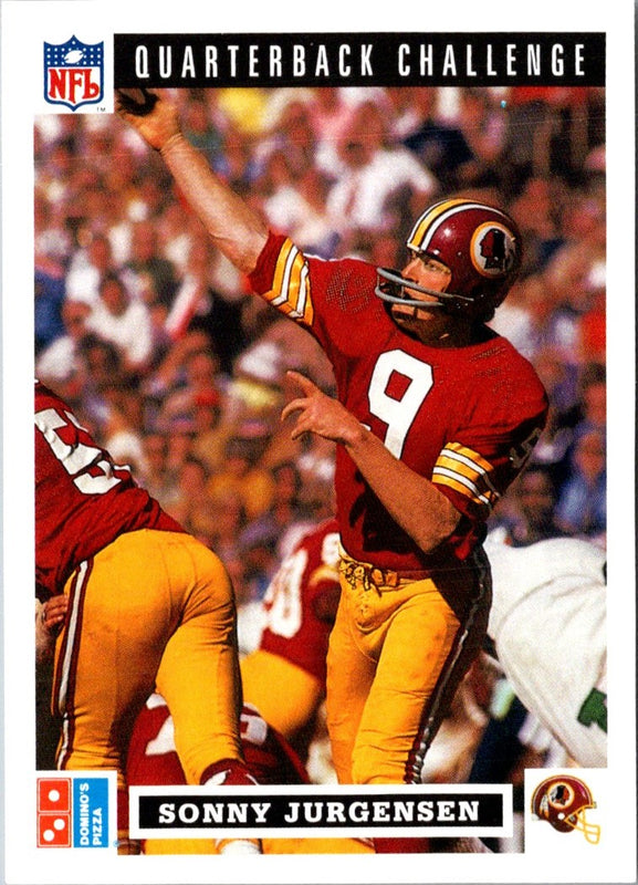 1991 Domino's The Quarterbacks Sonny Jurgensen #38