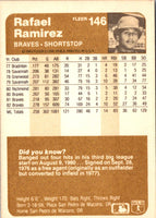1983 Fleer Rafael Ramirez #146