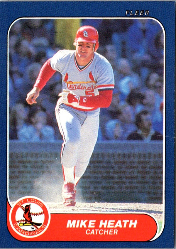 1986 Fleer Update Mike Heath #U-50