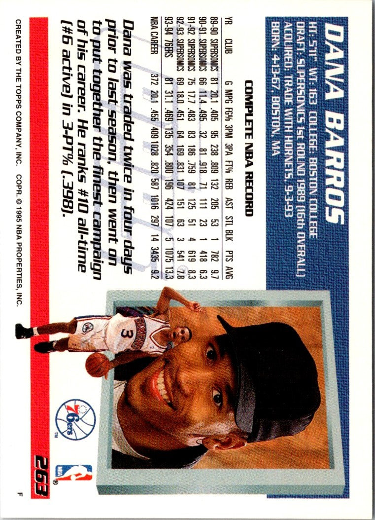 1994 Topps Dana Barros