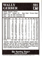 1992 Conlon Collection TSN Wally Gerber #501
