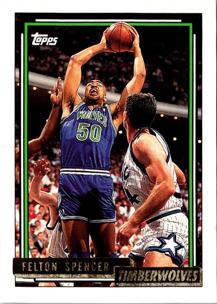 1992 Topps Felton Spencer