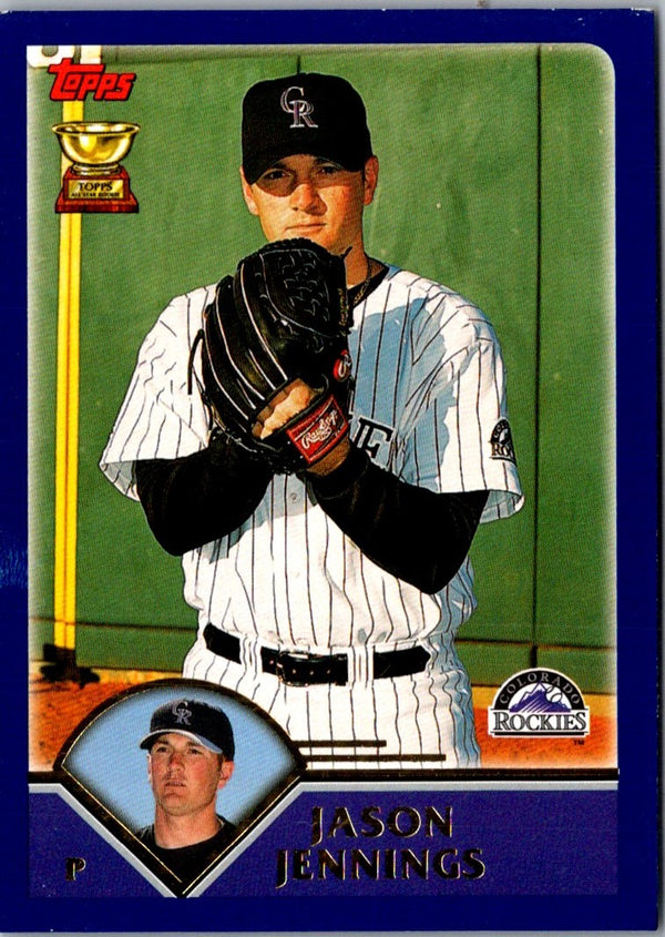 2003 Topps Jason Jennings #138