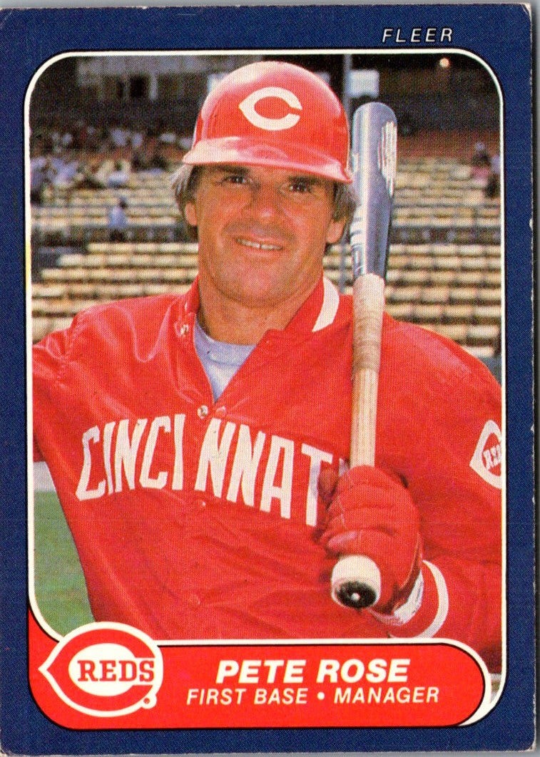 1986 Fleer Pete Rose