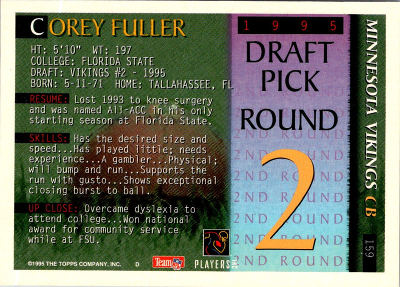 1995 Bowman Corey Fuller