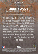 2018 Topps Legends in the Making Jose Altuve