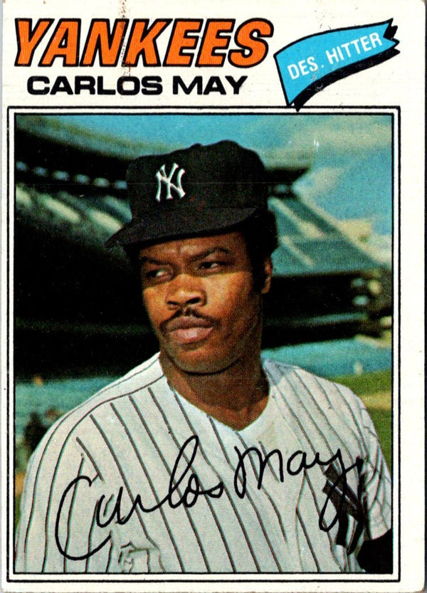 1977 Topps Carlos May #568