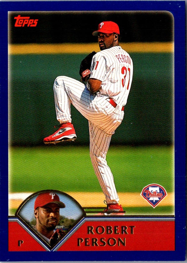 2003 Topps Home Team Advantage Robert Person #242