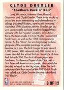 1993 Fleer Clyde Drexler Career Highlights Clyde Drexler