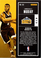 2017 Panini Contenders Emmanuel Mudiay #93