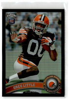 2011 Topps Chrome Black Refractors Greg Little #88 201/299