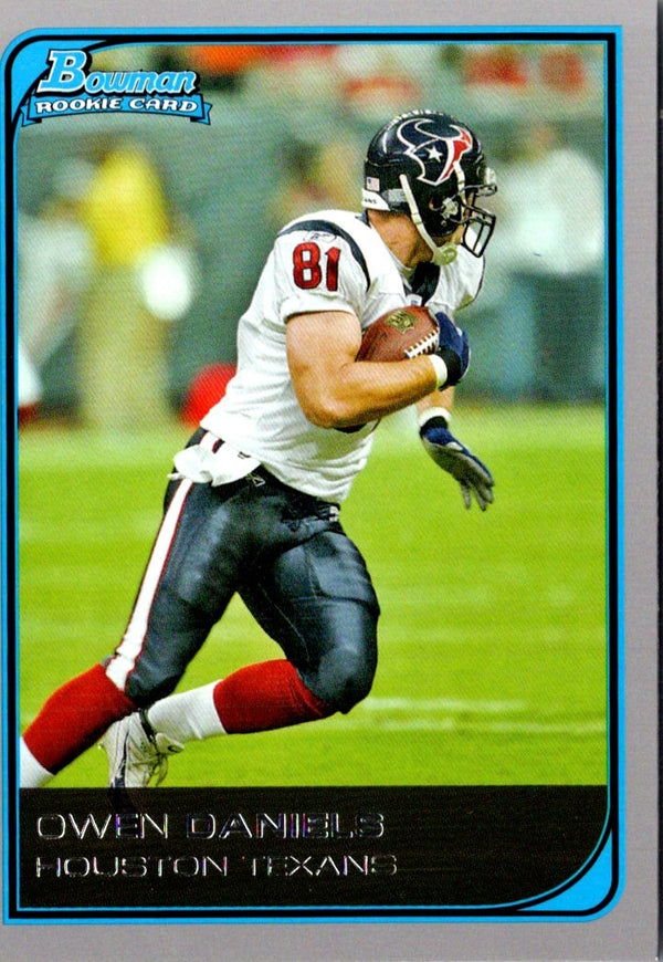 2006 Bowman Owen Daniels #262 Rookie