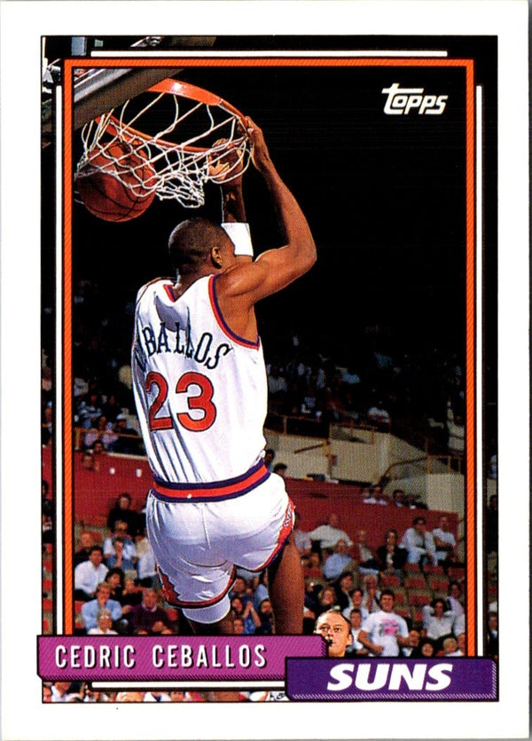 1992 Topps Cedric Ceballos #153