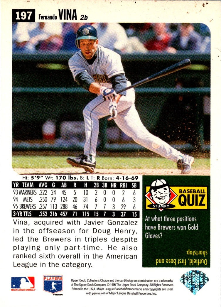 1996 Collector's Choice Fernando Vina