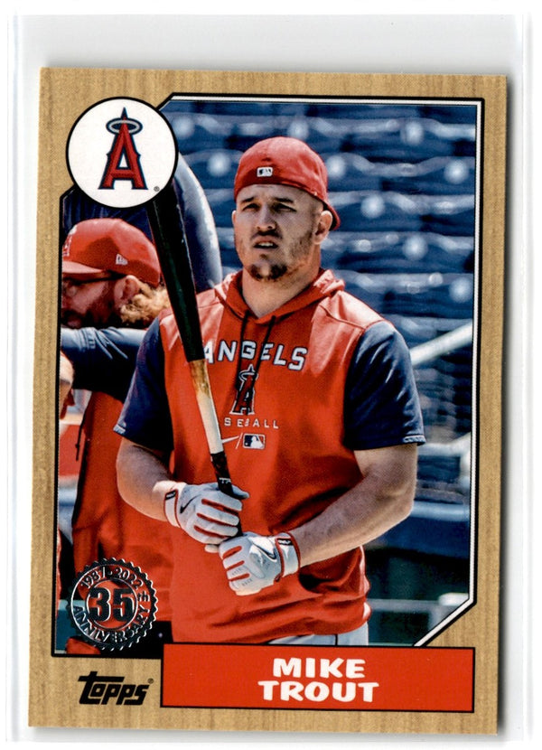 2022 Topps 1987 Baseball Mike Trout #87BA-MT