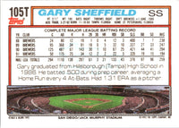 1992 Topps Traded Gary Sheffield #105T
