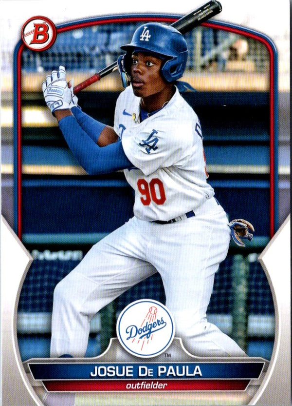 2023 Bowman Draft Josue De Paula #BD-132 Rookie