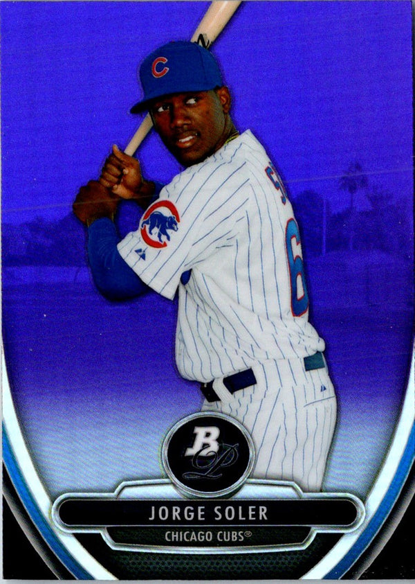 2013 Bowman Platinum Chrome Prospects Refractors Jorge Soler #BPCP28