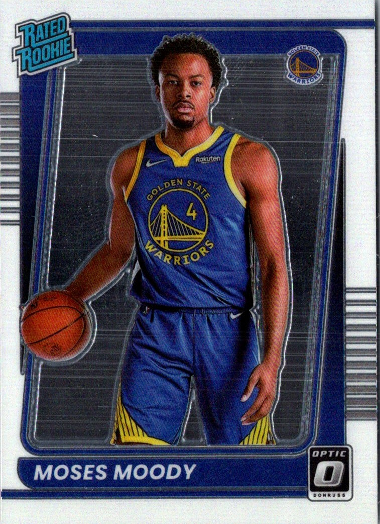 2021 Donruss Optic Blue Moses Moody