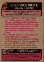 1977 Topps Jeff Van Note #327 NR-MT