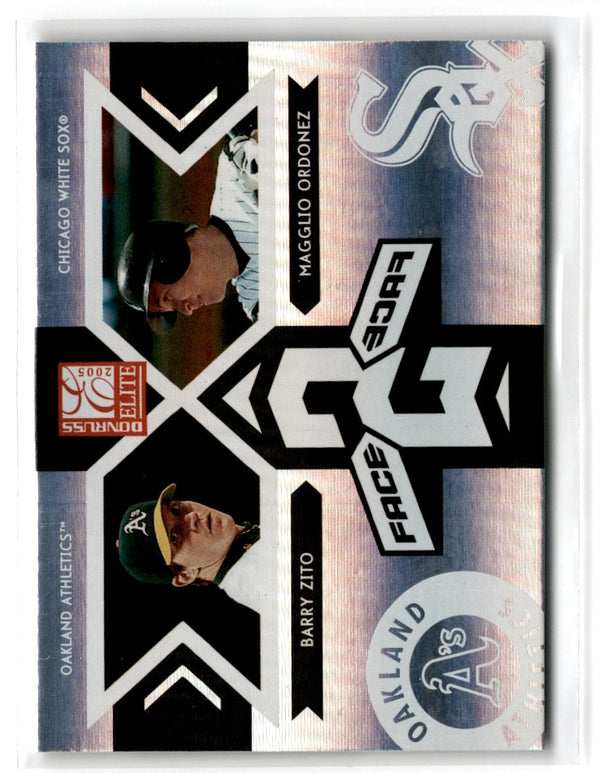 2005 Donruss Elite Face 2 Barry Zito/Magglio Ordonez #FF-14 1165/1500