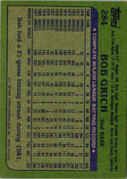 1982 Topps Bob Grich #284