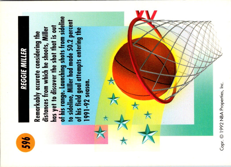 1991 SkyBox Reggie Miller