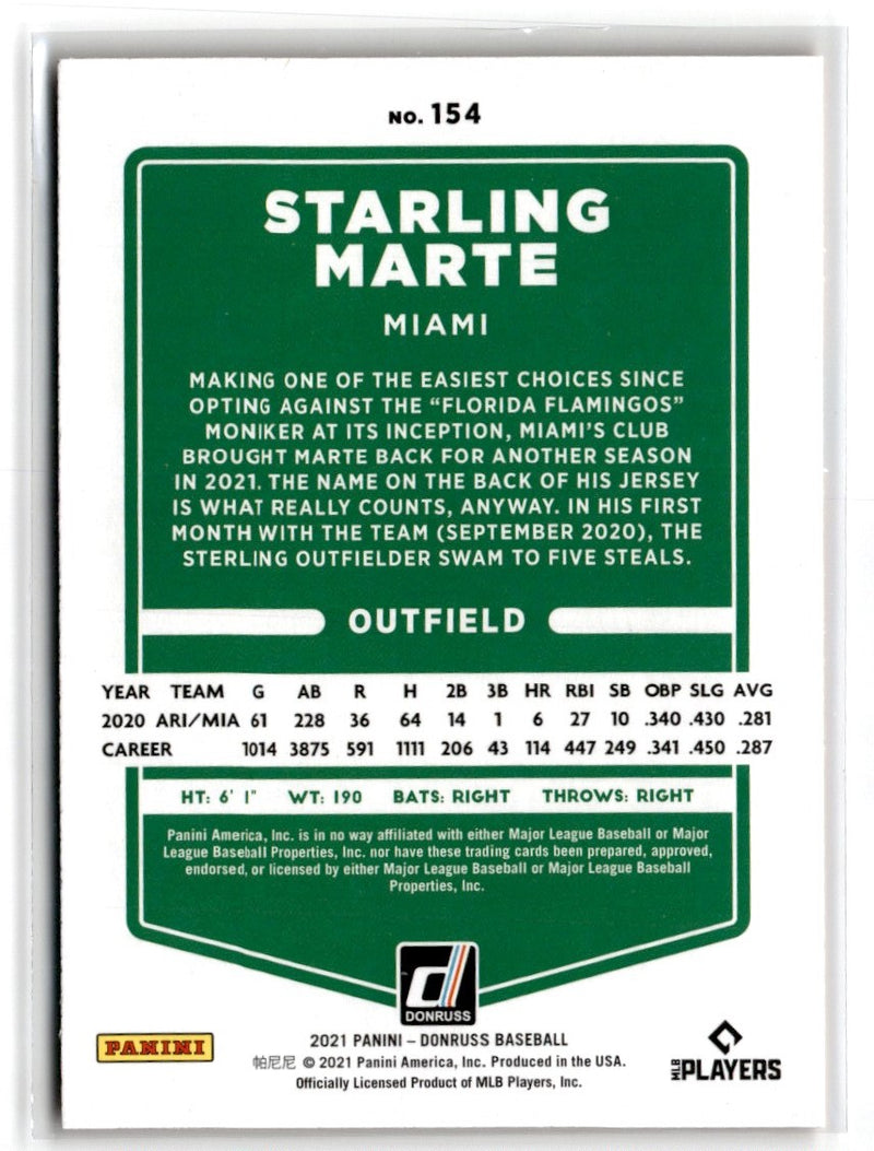 2021 Donruss Starling Marte