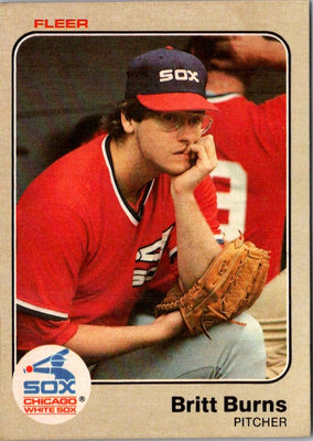 1983 Fleer Britt Burns #232