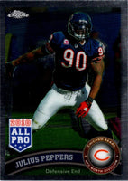 2011 Topps Chrome Blue Refractors Julius Peppers #153