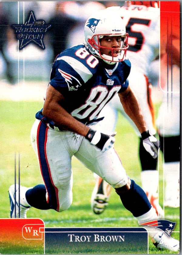 2002 Leaf Rookies & Stars Troy Brown #58