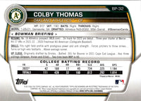 2023 Bowman Prospects Colby Thomas #BP-32