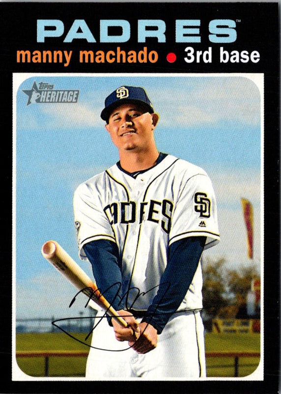 2020 Topps Heritage Manny Machado #308