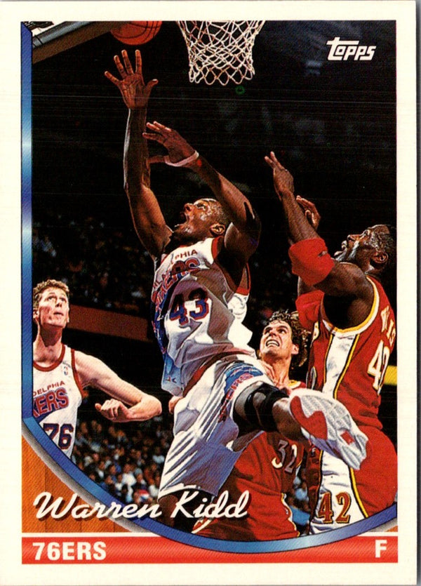 1993 Topps Warren Kidd #253 Rookie
