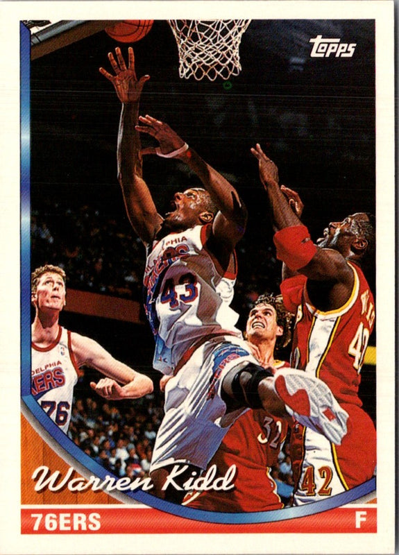 1993 Topps Warren Kidd #253 Rookie