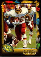1991 Wild Card Ricky Ervins #118 Rookie