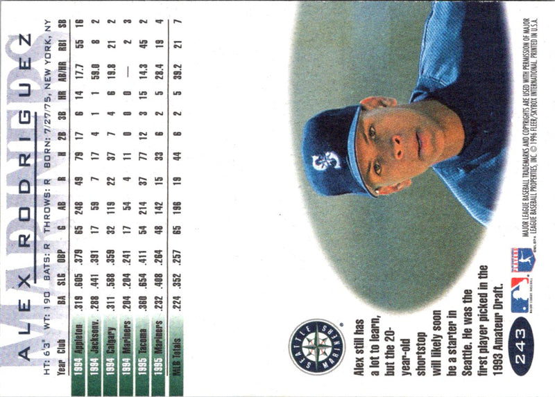 1996 Fleer Alex Rodriguez