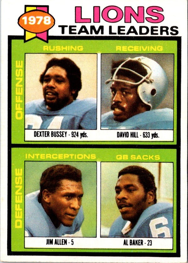 1979 Topps Dexter Bussey/David Hill/Jim Allen/Al Baker #357