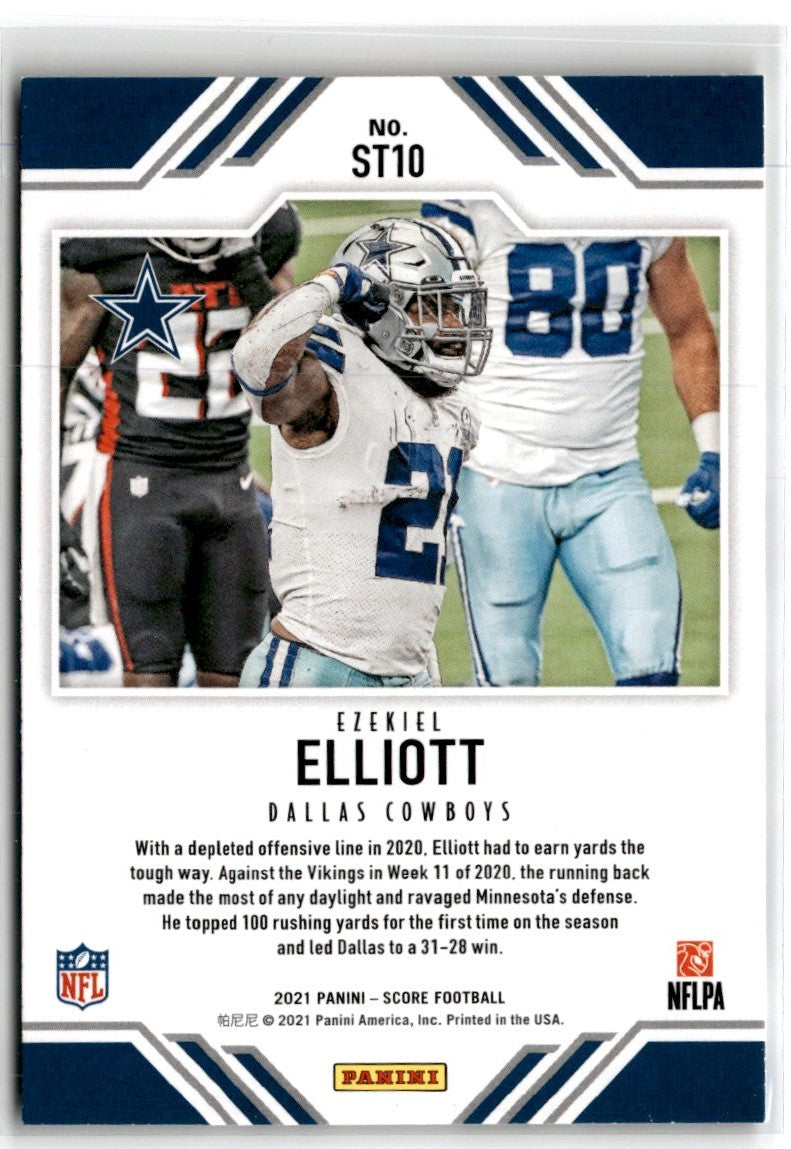 2021 Score Team Ezekiel Elliott