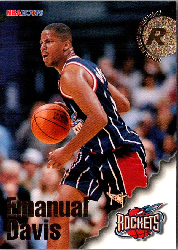 1996 Hoops Emanual Davis #284 Rookie